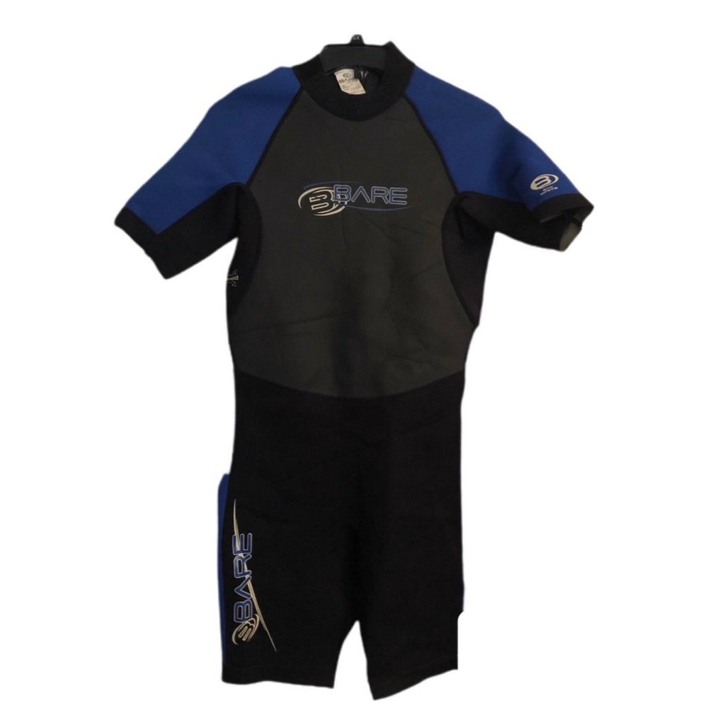 Mens Wet Suit Diving Snorkeling Short Sleeve Shorts 2MM Bare Attack Size Large